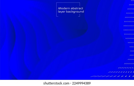 modern gradient blue background, paper cut