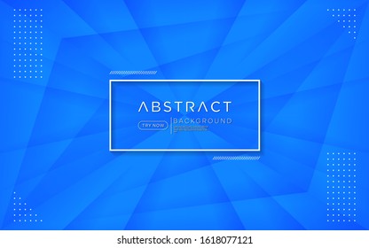 Modern gradient blue colorful background combine with abstract shape and element. 