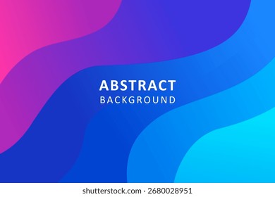 Modern gradient blue and purple abstract background with smooth wave shapes and fluid curves.