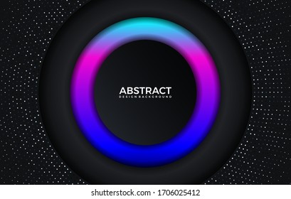 modern gradient bright color. geometric background. Abstract website landing page with circles illustration