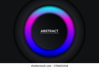modern gradient bright color. geometric background. Abstract website landing page with circles illustration