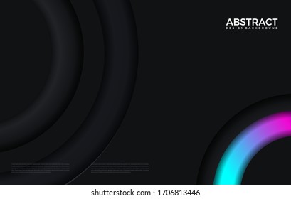 modern gradient bright color. geometric background. Abstract website landing page with circles illustration. Banner, wallpaper vector design template.