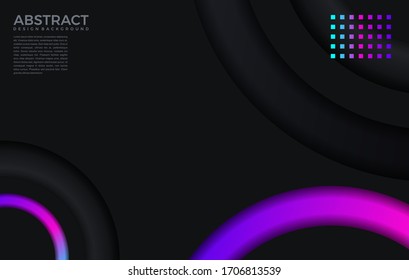 modern gradient bright color. geometric background. Abstract website landing page with circles illustration. Banner, wallpaper vector design template.