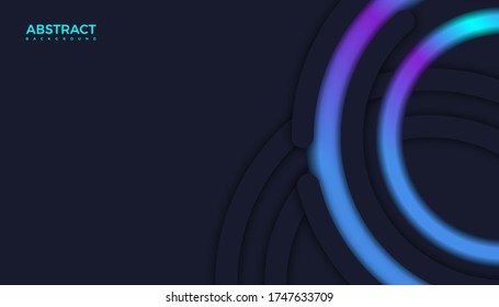 modern gradient bright color. geometric background. Abstract website landing page with circles illustration. Banner, wallpaper vector design template.