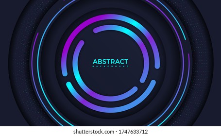 modern gradient bright color. geometric background. Abstract website landing page with circles illustration. Banner, wallpaper vector design template.