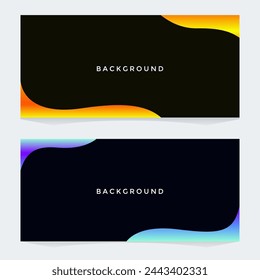 Modern gradient bright color. geometricm fluid cover design background. abstract website landing page illustration