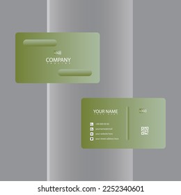 Modern Gradient Business Card Template Luxury Visiting Card Design For Corporate Use