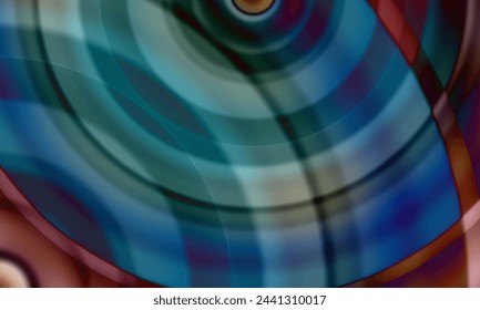 Modernes Gradientenmuster in Blautönen.