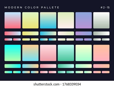 Modern Gradient Color Pallete Collections #2