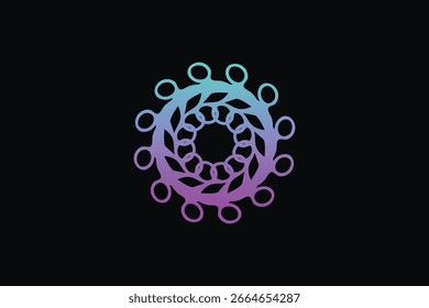 Moderno gradiente colorido marca abstrata logotipo modelo vetor