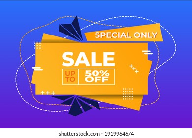 modern gradient colorful sale background for banner, promotion adverstising, discount, poster, flyer and business marketing