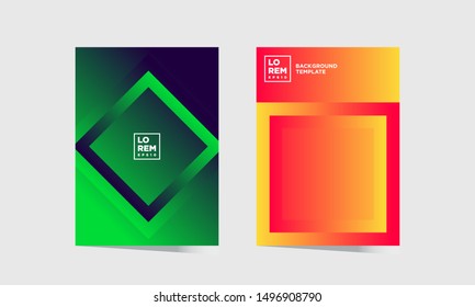 modern gradient colorful vector design background template. eps10