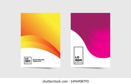 modern gradient colorful vector design background template. eps10