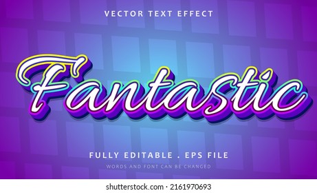 Modern Gradient Colorful Word Fantastic Editable Text Effect Design. Effect Saved In Graphic Style