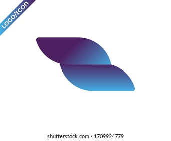 Modern gradient Design for S letter abstract logo, Letter S logo icon design template elements, Vector illustration