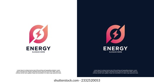 Modern Gradient Energy Logo Design