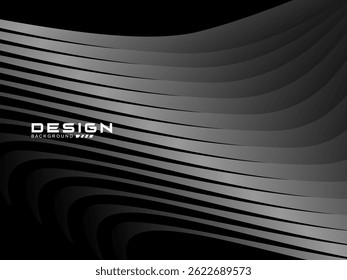 Moderne Graustufen auf schwarzem Hintergrund. Minimalistisches Design Cover Design-Vorlagen, Business-Broschüre Layouts, Websites, Hintergrundbilder, etc.