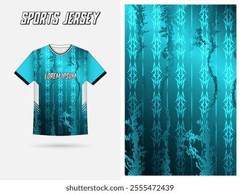 Modern gradient jersey design for men's football or soccer jersey apparel team, editable and perfectly fit for a sophisticated look yet still sporty vibe.