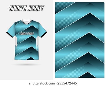 Modern gradient jersey design for men's football or soccer jersey apparel team, editable and perfectly fit for a sophisticated look yet still sporty vibe.