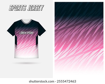 Modern gradient jersey design for men's football or soccer jersey apparel team, editable and perfectly fit for a sophisticated look yet still sporty vibe.