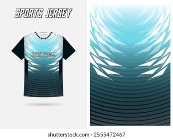 Modern gradient jersey design for men's football or soccer jersey apparel team, editable and perfectly fit for a sophisticated look yet still sporty vibe.