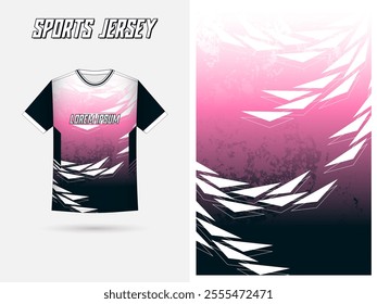 Modern gradient jersey design for men's football or soccer jersey apparel team, editable and perfectly fit for a sophisticated look yet still sporty vibe.