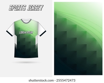 Modern gradient jersey design for men's football or soccer jersey apparel team, editable and perfectly fit for a sophisticated look yet still sporty vibe.