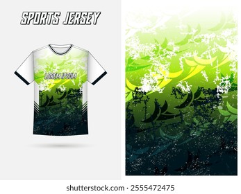 Modern gradient jersey design for men's football or soccer jersey apparel team, editable and perfectly fit for a sophisticated look yet still sporty vibe.