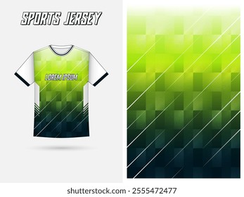 Modern gradient jersey design for men's football or soccer jersey apparel team, editable and perfectly fit for a sophisticated look yet still sporty vibe.