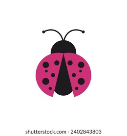 Modern gradient logo of Coccinela. For Pest company logo or biologist insect symbol.