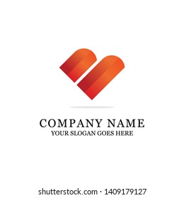 Modern gradient logo design, abstract illustration