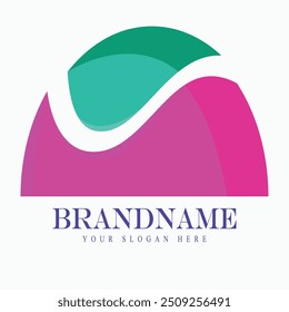 Diseños modernos del logotipo del gradiente eps
