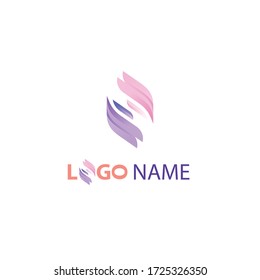 Modern Gradient logo template with abstract Design