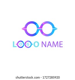 modern gradient logo template with abstract design