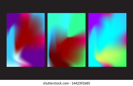 modern gradient mesh cover for brochure,leaflet,flyer catalog in a4 size with colored fluid graphic composition