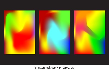 modern gradient mesh cover for brochure,leaflet,flyer catalog in a4 size with colored fluid graphic composition