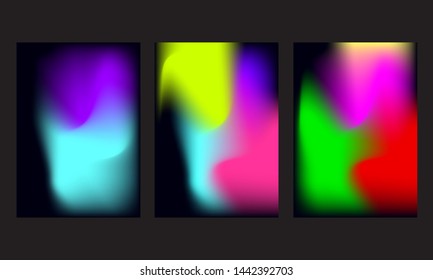 modern gradient mesh cover for brochure,leaflet,flyer catalog in a4 size with colored fluid graphic composition