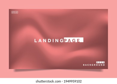 modern gradient mesh landing page template. Creative concept vector multicolored blurred background. Gradient background with color transitions. Smooth and blurry colorful gradient mesh background.