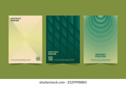 Fondo moderno del cartel del gradiente o sistema de Vector de la cubierta del folleto