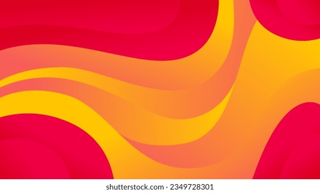 fondo rojo y amarillo degradado moderno para banner, afiche, web, diseño de papel tapiz	
