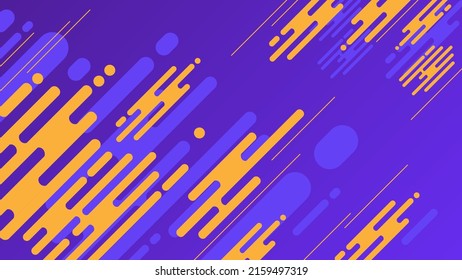 Modern gradient rounded lines vector background