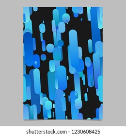 Modern gradient rounded stripe pattern flyer background template graphics