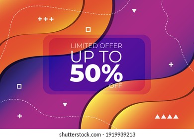 modern gradient sale background for banner, promotion adverstising, discount, poster, flyer and business marketing