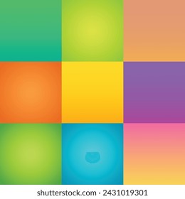 combinación de colores de conjunto de degradado moderno