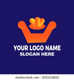 modern gradient symbol logo design concept vector for Business Corporate company technology