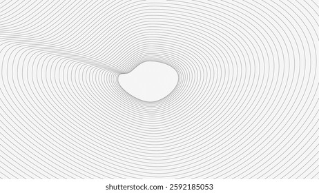 Modern Gradient Wavy Line Design