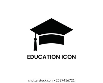  Modern Graduation cap icon. line and glyph version, student hat outline and filled vector sign. Academic cap linear and full pictogram. Education symbol, logo illustration and white background.