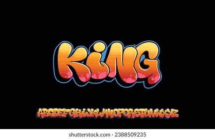 Modern Graffiti Font and Alphabet