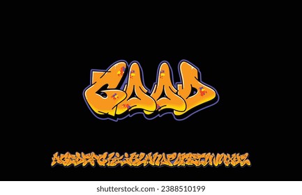 Modern Graffiti Font and Alphabet