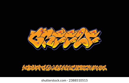 Modern Graffiti Font and Alphabet